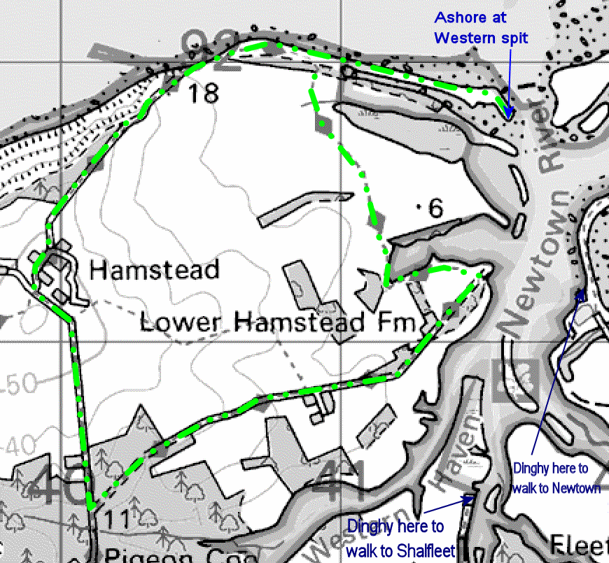 Map of Newtown walk